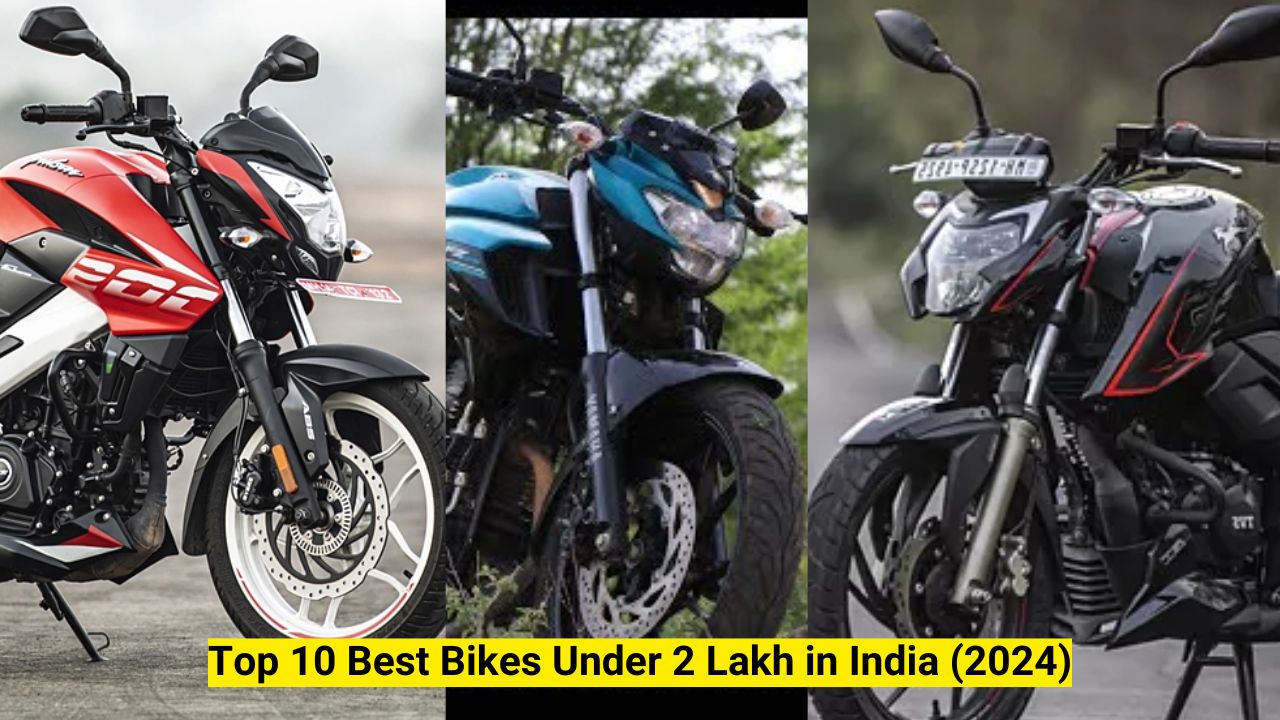 Top 10 Best Bikes Under 2 Lakh in India (2024)